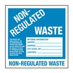 Non-Regulated Waste Label/Decal - 6 x 6